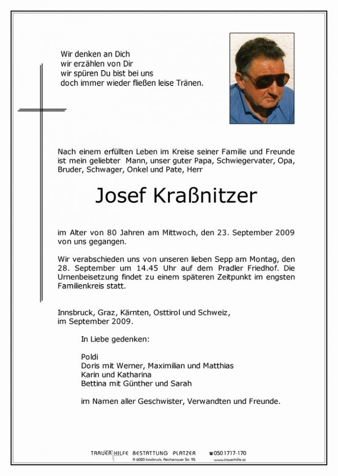 Sepp Krassnitzer Net Worth
